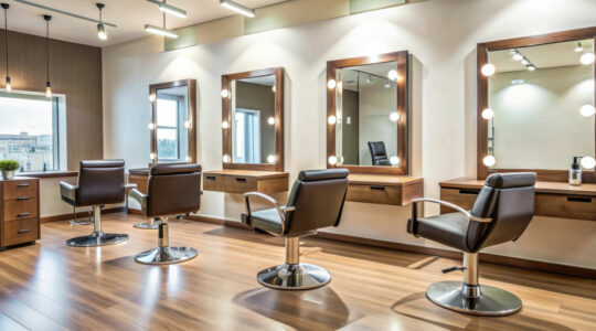 miroir coiffure